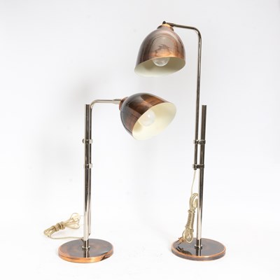 Lot 288 - Pair of Frederick Cooper Metal and Copper Lamps