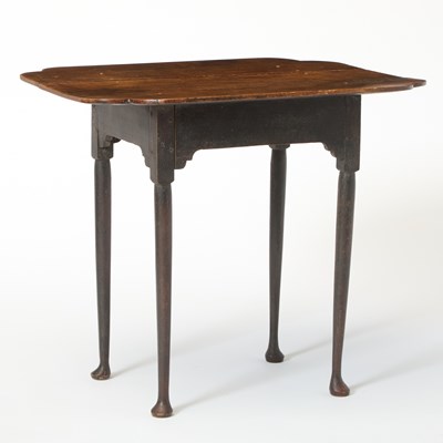 Lot 210 - Black-Painted Tap Table
