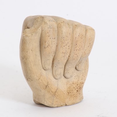 Lot 393 - Stone Hand Sculpture