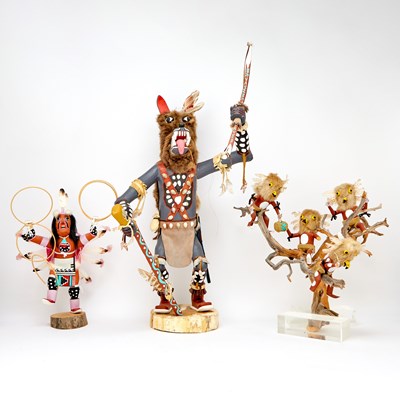 Lot 115 - Group of Three Kachinas