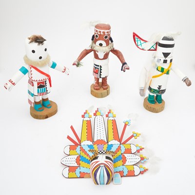 Lot 506 - Group of Three Pueblo Kachinas