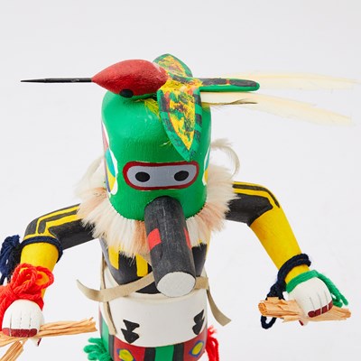 Lot 97 - Group of Seven Hopi and Zuni Kachinas