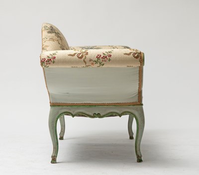 Lot 81 - Italian Rococo Style Polychrome Painted Settee