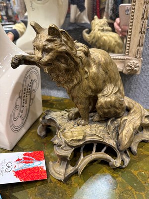 Lot 16 - Pair of Louis XV Style Gilt-Bronze Chenets