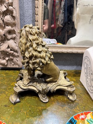 Lot 16 - Pair of Louis XV Style Gilt-Bronze Chenets