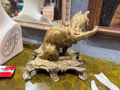 Lot 16 - Pair of Louis XV Style Gilt-Bronze Chenets