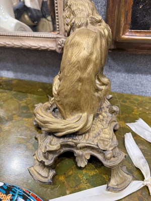 Lot 16 - Pair of Louis XV Style Gilt-Bronze Chenets