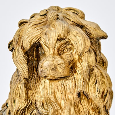 Lot 16 - Pair of Louis XV Style Gilt-Bronze Chenets