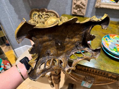 Lot 16 - Pair of Louis XV Style Gilt-Bronze Chenets