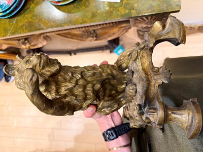 Lot 16 - Pair of Louis XV Style Gilt-Bronze Chenets