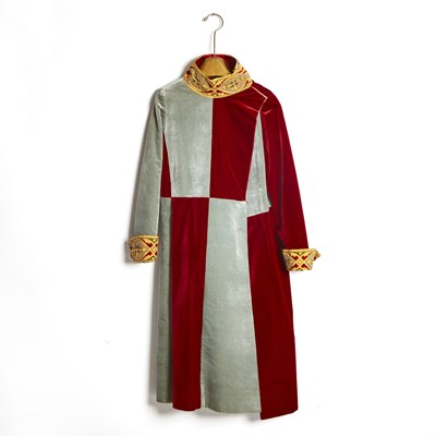 Lot 412 - Renaissance Style Velvet and Embroidered Over Coat