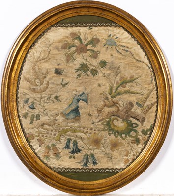 Lot 65 - Late George I/George II Needlework Panel