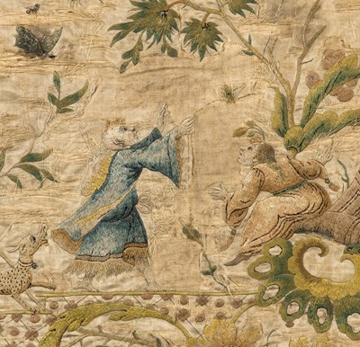 Lot 65 - Late George I/George II Needlework Panel