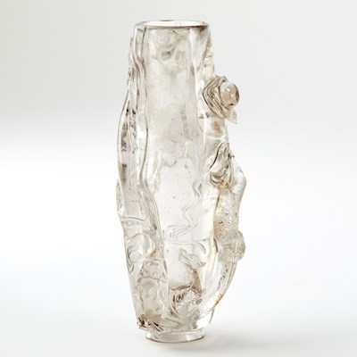 Lot 196 - Chinese Carved Rock Crystal Vase