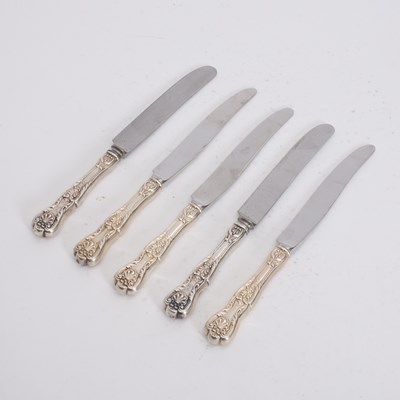 Lot 377 - Set of Five Gorham Sterling Handle Knives