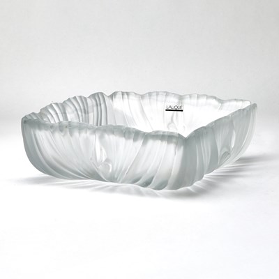 Lot 636 - Lalique Molded Glass "Victoria" Pattern Bowl