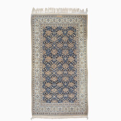 Lot 554 - Wool and Silk Nain Rug