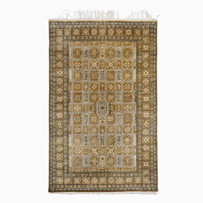Lot 410 - Qum Silk Rug
