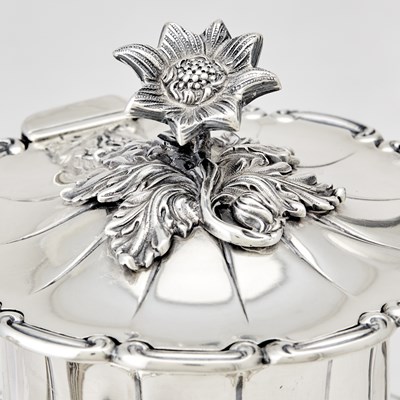 Lot 370 - Continental Sterling Silver Tea and Coffee Service