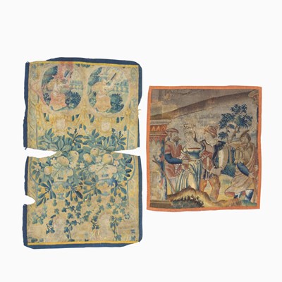 Lot 345 - Two Franco/Flemish Tapestry Panels