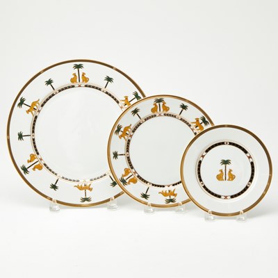 Lot 214 - Christian Dior Porcelain "Casablanca" Pattern Partial Dinner Service