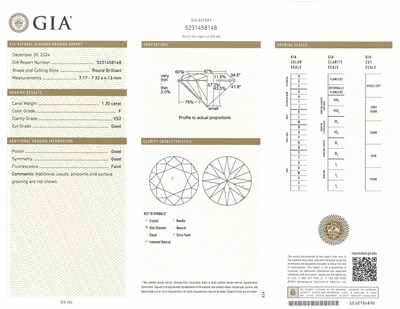 Lot 55 - Platinum and Diamond Ring