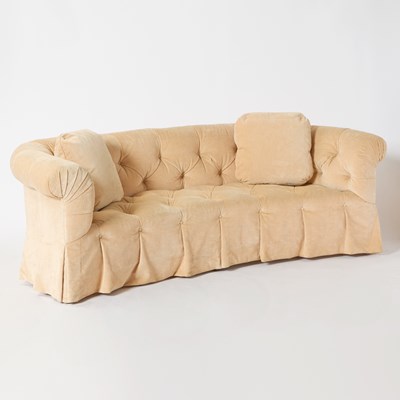 Lot 303 - Upholstered Tufted Sofa