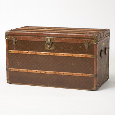 Lot 342 - Louis Vuitton Monogram Canvas Steamer Trunk