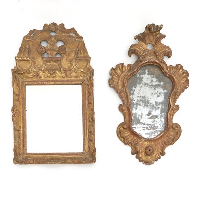 Lot 125 - Two Continental Giltwood Mirrors