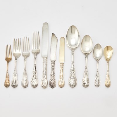 Lot 173 - Gorham Sterling Silver "Mythologique" Pattern Flatware Service