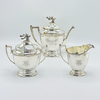 Lot 1127 - American Sterling Silver Tea Service