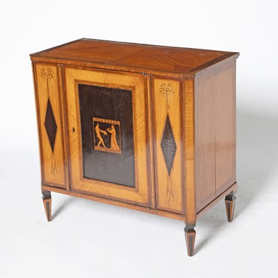 Lot 167 - Dutch Neoclassical Inlaid Satinwood Cabinet