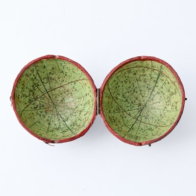 Lot 70 - A rare 3 1/2 inch pocket globe by Smith