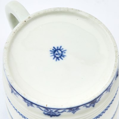 Lot 497 - Group of Thirteen Saint Cloud Blue and White Soft Paste Porcelain Table Articles