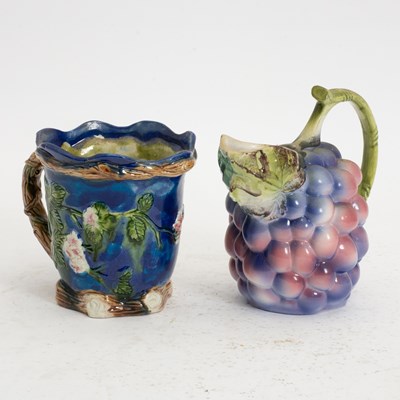 Lot 20 - Two Majolica Pitchers