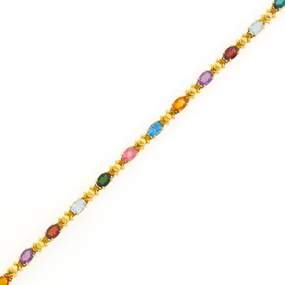 Lot 1158 - H. Stern Gold and Gem-Set Bracelet