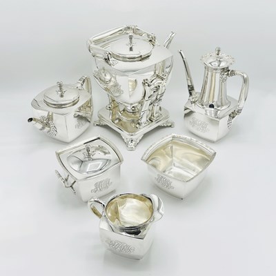 Lot 1129 - Tiffany & Co. Sterling Silver Tea and Coffee Service