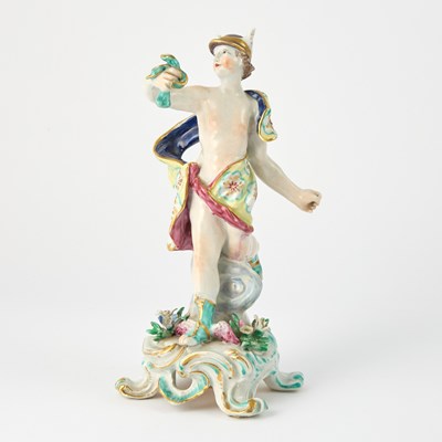 Lot 205 - English Porcelain Figure of Mercury