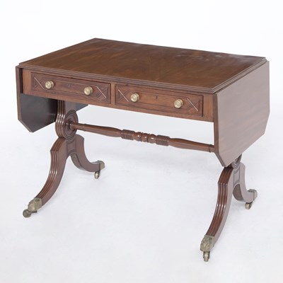 Lot Regency Mahogany Sofa Table, attributed to Gillows