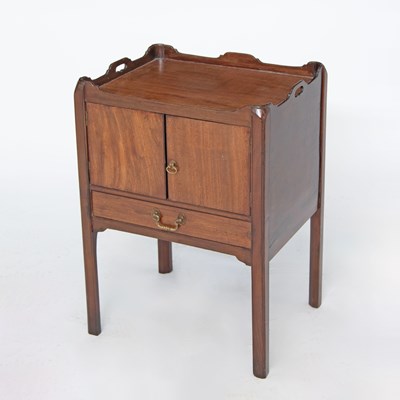 Lot 99 - George III Mahogany Bedside Cabinet