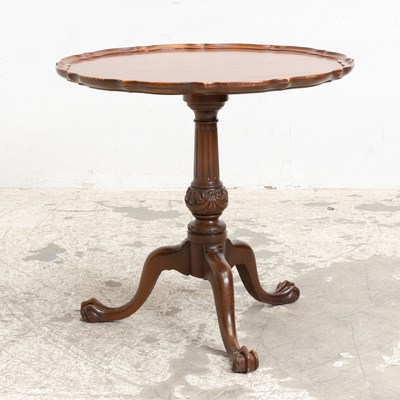 Lot 85 - Chippendale Style Mahogany Piecrust Table