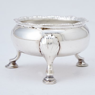 Lot 196 - Assembled Set of Four George II Sterling Silver Open Salt Cellars