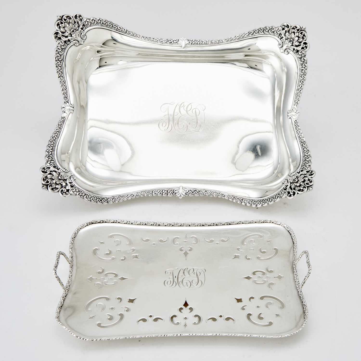 Lot 195 - Tiffany & Co. Sterling Silver Asparagus Tray and Liner