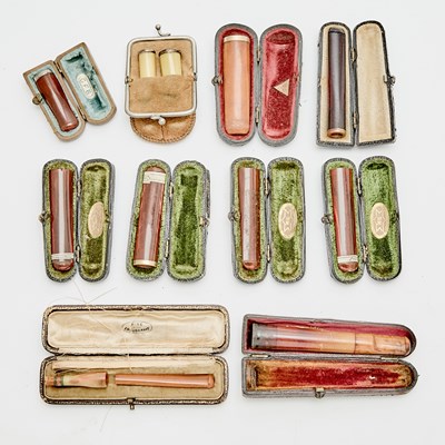 Lot 95 - Collection of Amber Smoking Accessories