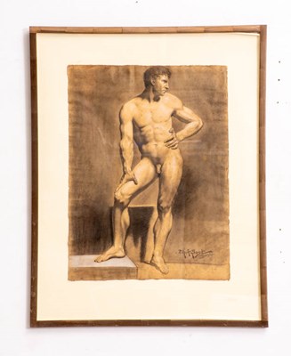 Lot 158 - Male Nude