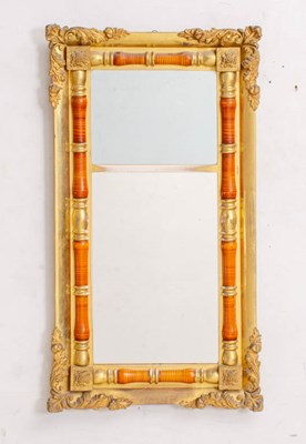 Lot 253 - Gilt Decorated Federal Style Mirror