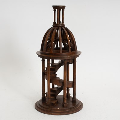 Lot 110 - Mahogany Architectural Model