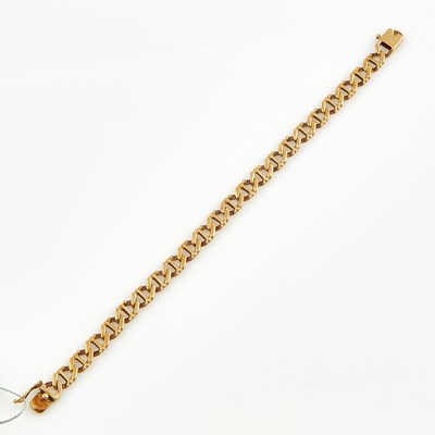 Lot 241 - Gold Flexible Bracelet, 14K 10 dwt.