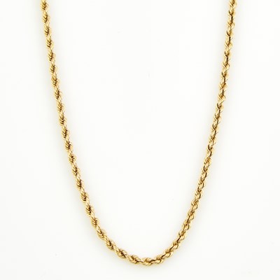 Lot 242 - Gold Neck Chain, 14K 6 dwt.