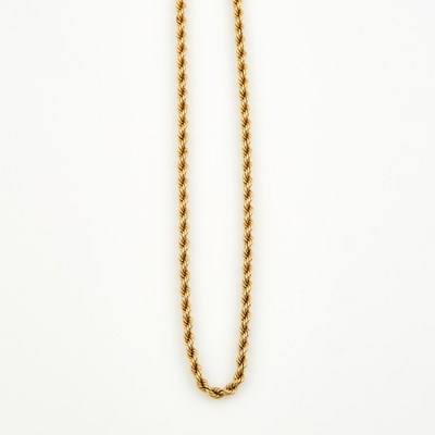 Lot 278 - Gold Neck Chain, 14K 13 dwt.